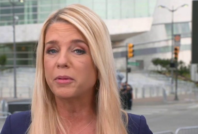 Pam Bondi boob job nose job body measurements